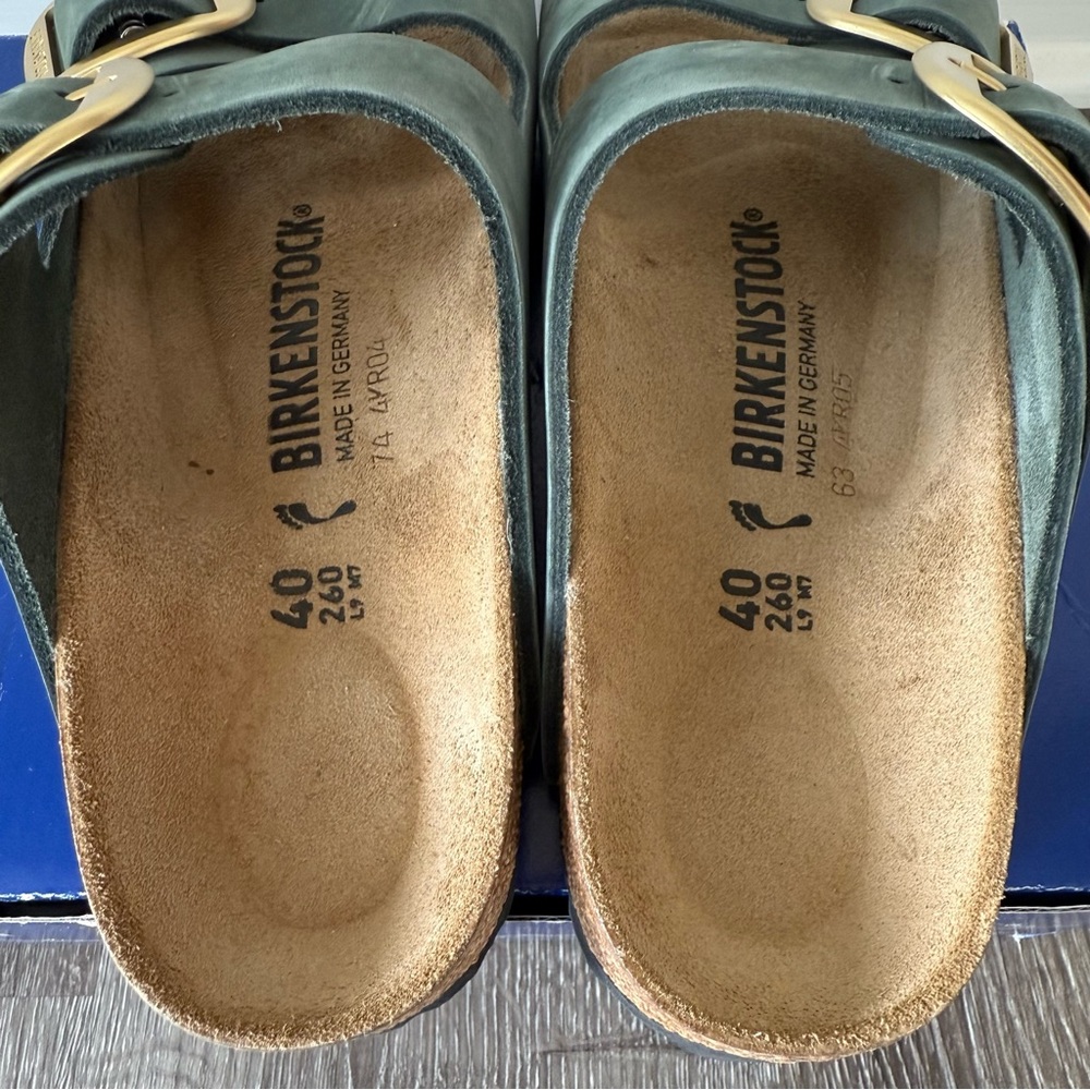 Birkenstock Arizona Big Buckle Sandals Nubuck leather EU40 - Picture 5 of 11